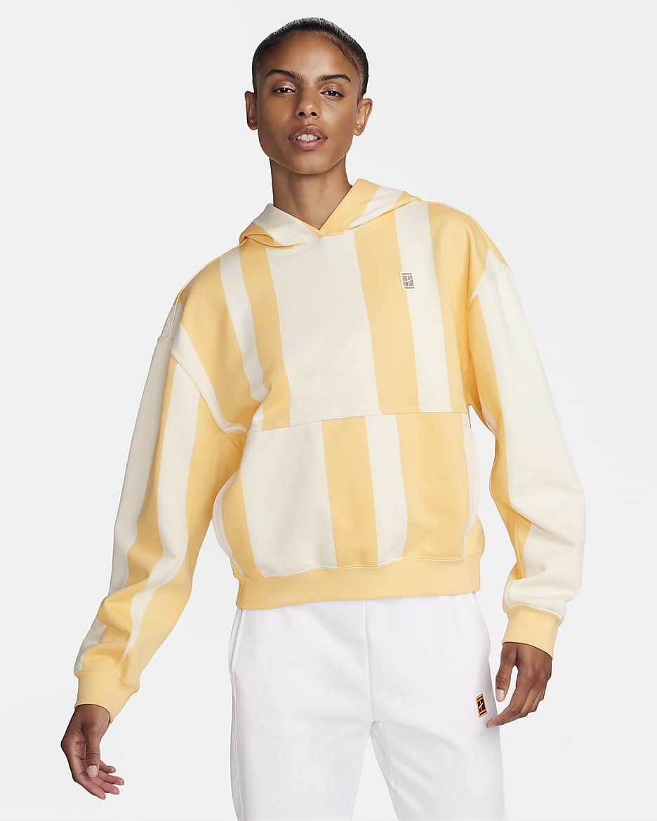 NikeCourt Heritage Women s Dri FIT Printed Tennis Hoodie